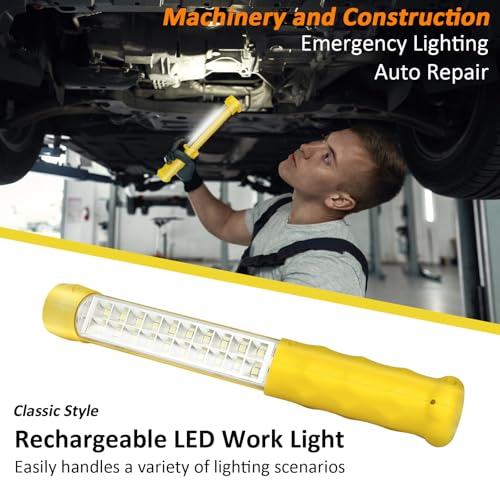 Rechargeable COB LED Work Light, Magnetic Hands-Free | Home Repair - Image 4