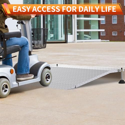3.0" to 6.0" H Rise Adjustable Door Threshold Ramp | Beauty & Personal - Image 8