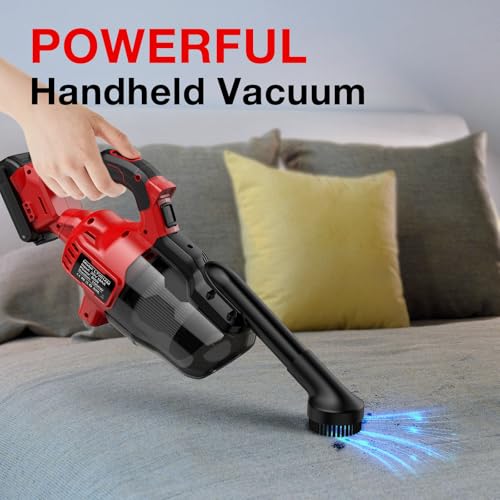 Cordless Vacuum Compatible with Milwaukee 18V Battery, Handheld - Image 5