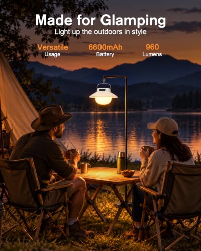 Rechargeable Camping Lantern, 960 Lumens LED Camping Light - Image 3