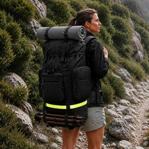 75L Internal Frame Hiking Backpack Extra | Travel Essentials - Image 3