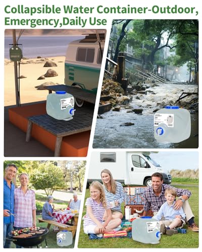 2 Pack 5.3 Gallon Collapsible Water Container Camping - Image 7