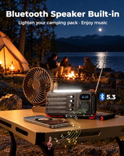 BLAVOR Emergency Radio, NOAA Weather Radio AM/FM - Image 7