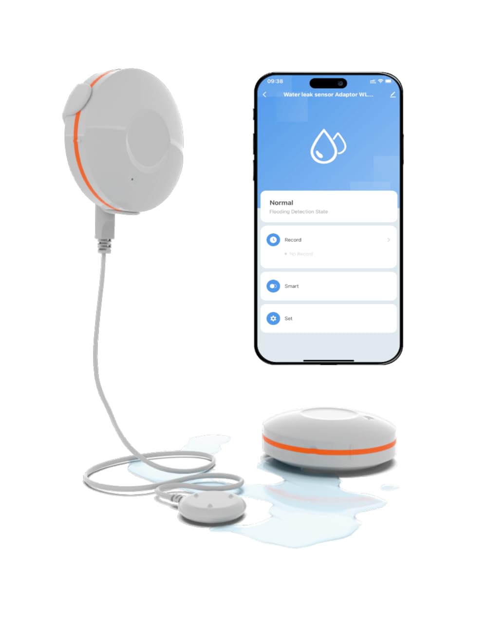 Smart Zigbee Water Sensor Alarm Leak Detector for Home - Image 1