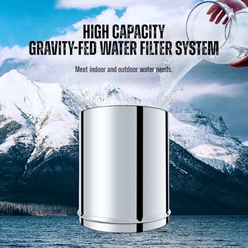 SINCHO 2.25G Gravity Water Filter System with Level Window – - Image 5