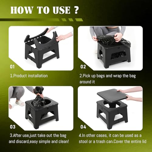Wefaner Portable Toilet for car,Travel Toilet,Portable Potty - Image 4