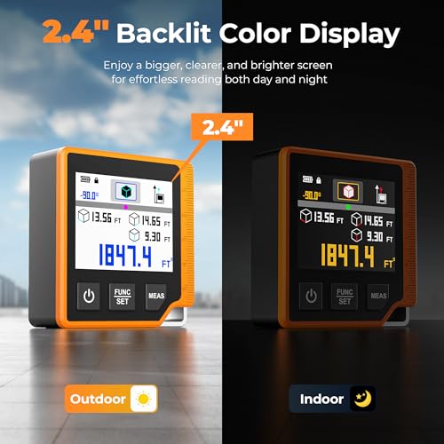Laser Measuring Tool, 262ft Laser Measure with Digital - Image 6