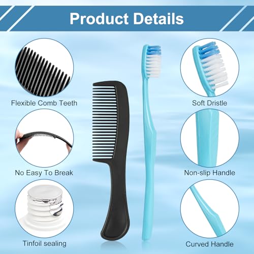 Travel Toothbrush Kit Bulk Individually Packed (5) - Image 4