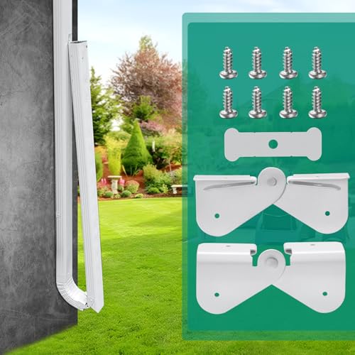 Gutter Downspout Flip-Up Hinge, Gutter Extension 8-Pack - Image 6