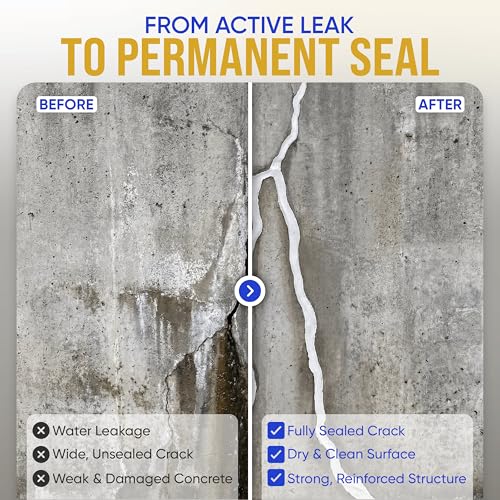 SolidFix 10ft Concrete Crack Repair Kit with All Tools – | Home Repair - Image 5