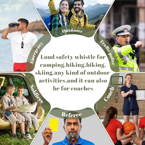 Arrowbash 12 Pack Emergency Survival Whistle 7-in-1 - Image 7