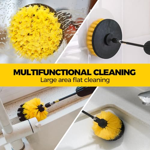 Holikme 8Piece Drill Brush Attachment Set - Power Scrubber - Image 4