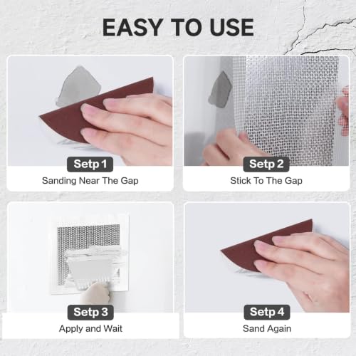 19 PCS Wall Repair Patch Kit, Aluminum Drywall Repair | Home Repair - Image 8