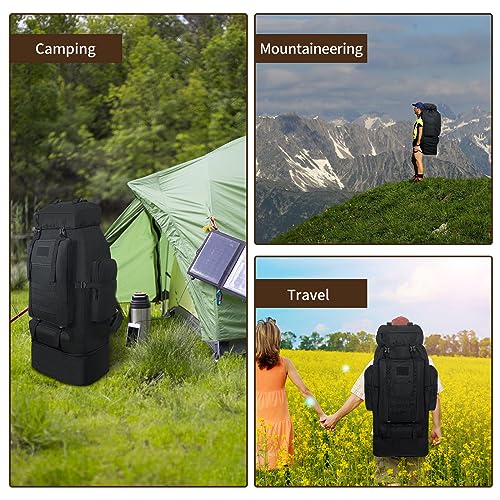 Hiking Backpack, 100L Large Camping Backpack - Image 8
