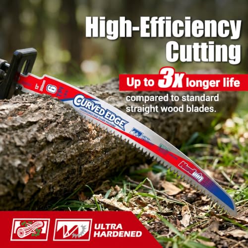 12-Inch Pruning Reciprocating Saw Blades, 6 TPI for Wood & - Image 8