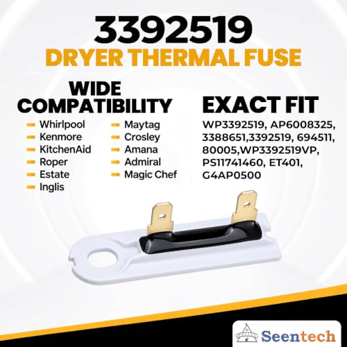 Seentech 3392519 Dryer Thermal Fuse Replacement Part - Image 4