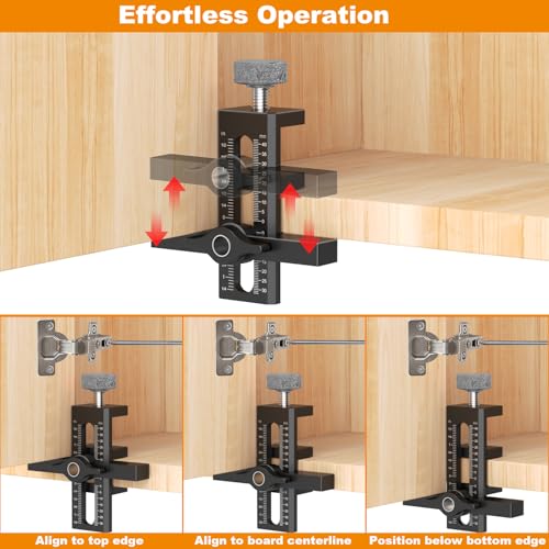 2-in-1 Cabinet Door Mounting Jig, Adjustable Cabinet Door - Image 7