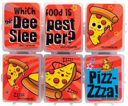 Raymond Geddes Link Up Scented Kneaded Erasers (Series Two - 36 Pieces) - 6 Moldable Eraser Designs with Snap Case - Fun Puzzle Kids Erasers