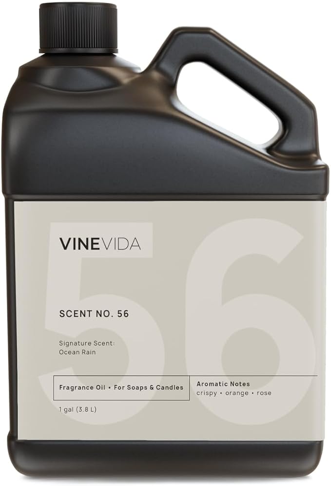 VINEVIDA [128oz] Ocean Rain Fragrance Oil for Candle and Soap Making - Made in USA Natural Scents