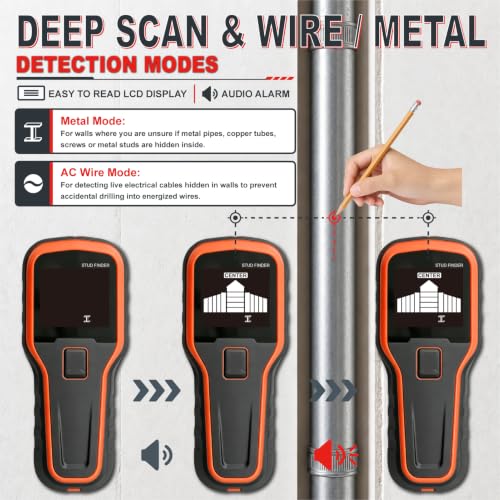 Stud Finder Wall Scanner, Intelligent Chip Detects Stud - Image 7