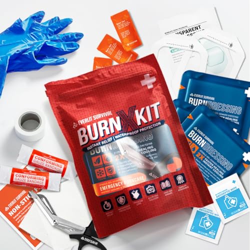 EVERLIT Burn Kit with Sterile Waterproof Wound Dressing | - Image 4