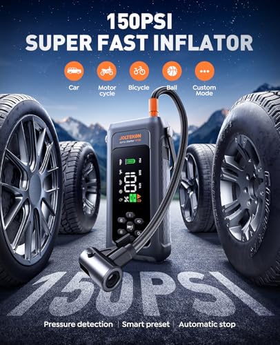 Car Battery Jump Starter with Air Compressor 4500A 150PSI - Image 4
