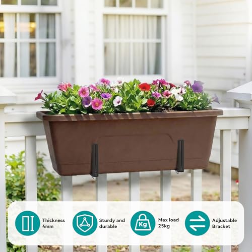 Adjustable Planter Box Brackets,Enhanced Bottom Support - Image 5