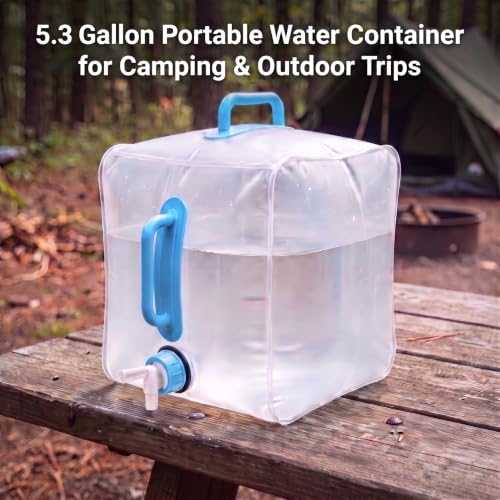 5.3 Gallon Collapsible Water Containers with Spigot, BPA Free - Image 6