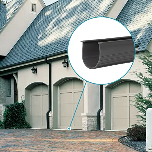 3" Garage Door Bottom Seal Weatherstrip in Grey - 1/4" T | Home Repair - Image 7