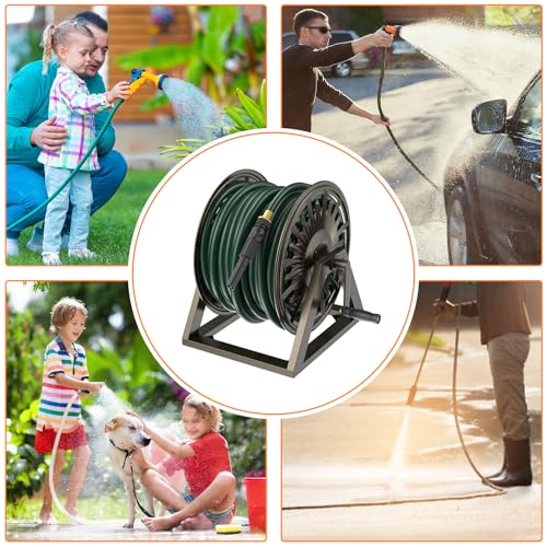 Wall/Floor Mount Hose Reel, Holds 200-Feet of 5/8-Inch Hose - Image 5