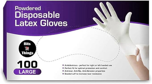 Bits N Things Disposable Gloves | 100 Count