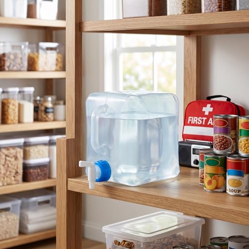 BEWBBAT 2 Pack 5.3 Gallon Collapsible Water Container - Image 3