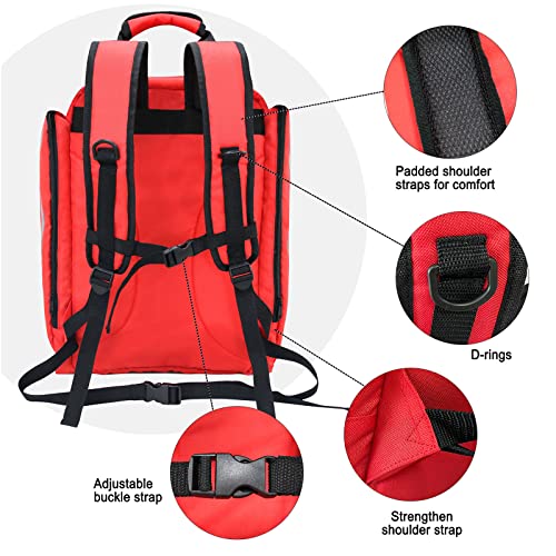 Emergency Medical Backpack,First Aid Bag Empty - Image 5