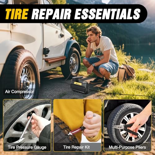 Nilight Car Emergency Kit with Jumper Cable, First Aid Kit - Image 5
