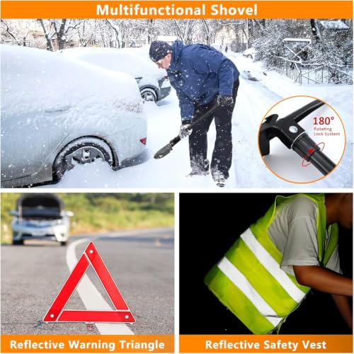Car Emergency Kit with Portable Air Compressor - Roadside | Hand Tools - Image 7