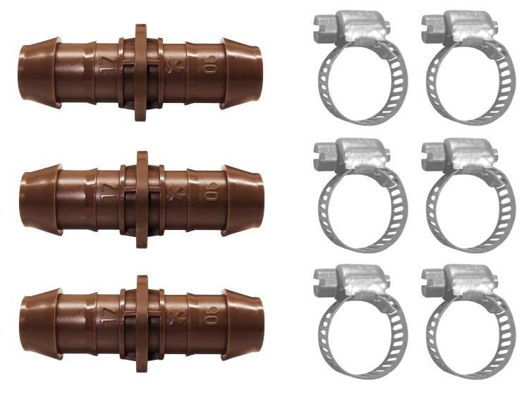 LECTO Universal 5/8", 1/2",.700" Drip Line Repair & | Home Repair - Image 1