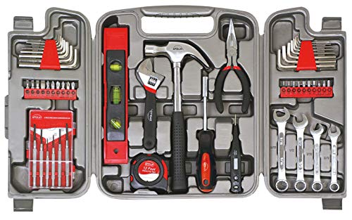 Apollo Tools 53 Piece Home Repair Tool Set, Red DT9408 - Image 2