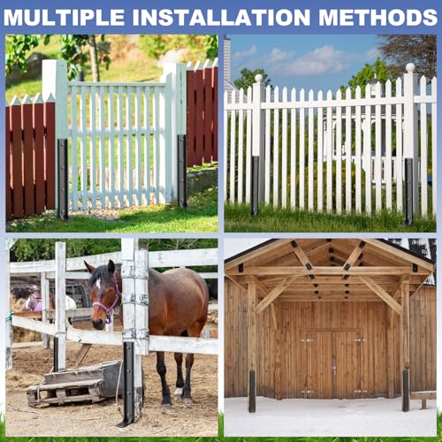 8 Pack Fence Post Repair Kit, Fence Post Repair Stakes | Home Repair - Image 6