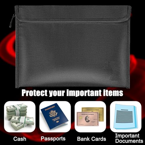 Fireproof Document Bag, Waterproof File Organizer | Home Organization - Image 5