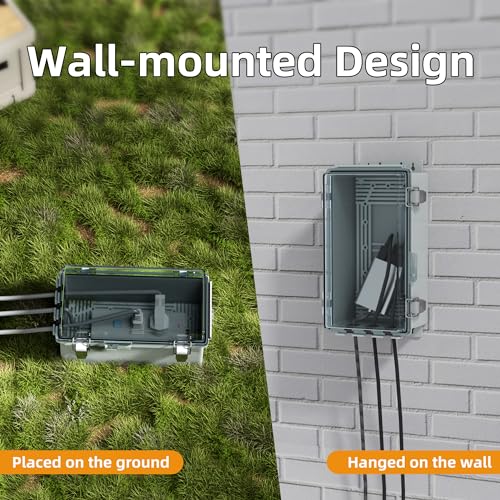 Joinfworld 9x5x4.3 Outdoor Extension Cord Cover Waterproof - Image 6