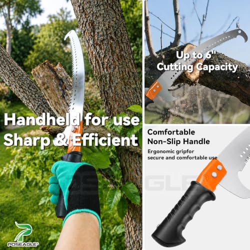 [Upgraded] 14FT 2-in-1 Pole Saw for Tree Trimming - Image 4