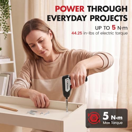 Arrow 4V Cordless Electric Screwdriver Kit, 28 Bits - Image 7
