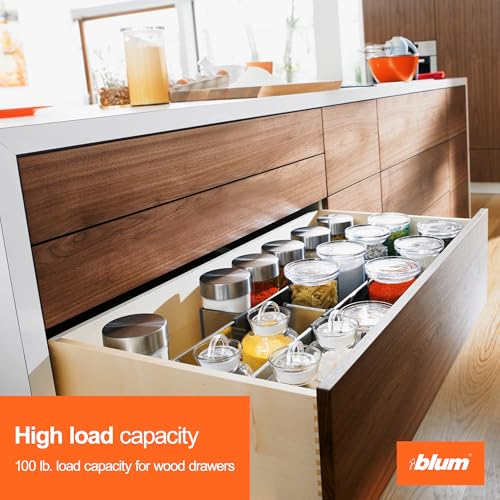 Blum TANDEM plus BLUMOTION Soft-Close Undermount Slides Kit, 18 - Image 4