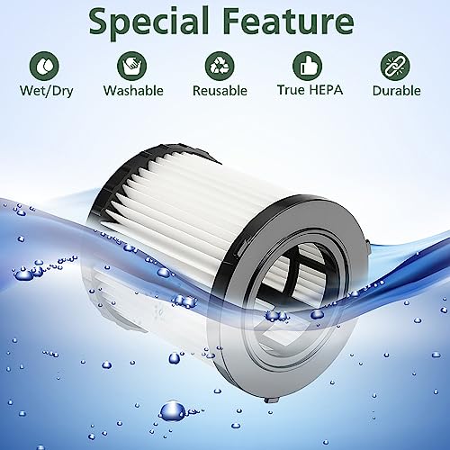 DCV581H DCV580H Vacuum Filter for DEWALT 20V Cordless Shop Vac - Image 7