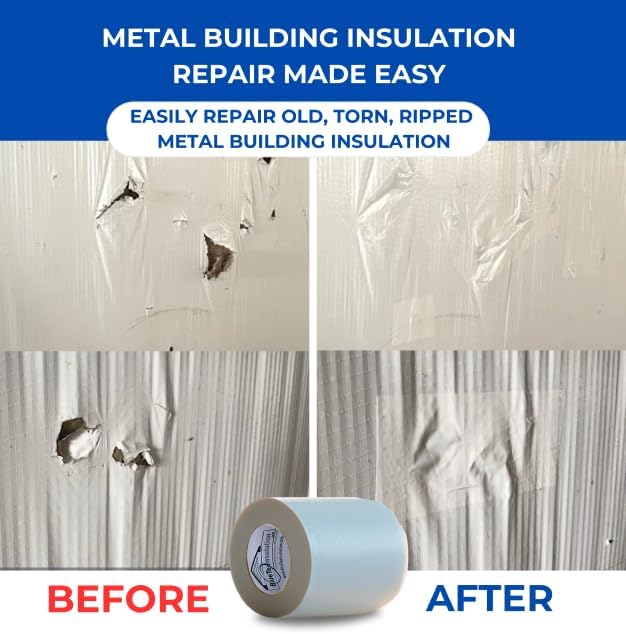 BlueTex Insulationㅤ 6" Wide x 180' Long White Vapor | Home Repair - Image 7