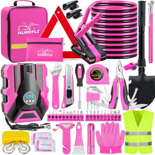 Car Emergency Kit with Portable Air Compressor – Roadside - Image 2