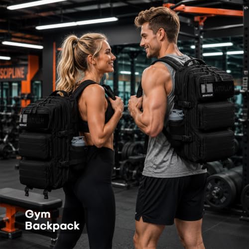 Tactical Military Backpack for Men and Women 55L Large Hiking Bag - Image 5