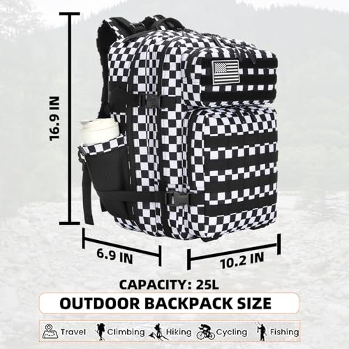 Lovelinks21 25L Tactical Military Backpack Small Travel - Image 3
