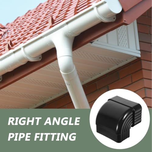 Sosoport Right Angle Downspout Connector Corrugated Pipe Adapter - Image 5