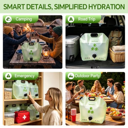 Camping Water Container, 2 Gallon Collapsible Water Jug - Image 7